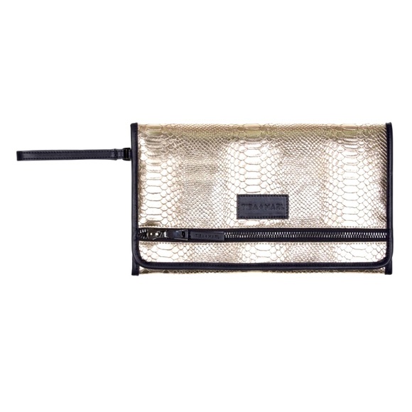 Tiba + Marl Etta Gold Changing Clutch - Picture 1 of 13